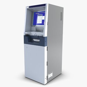 atm cash machine 1 3d model