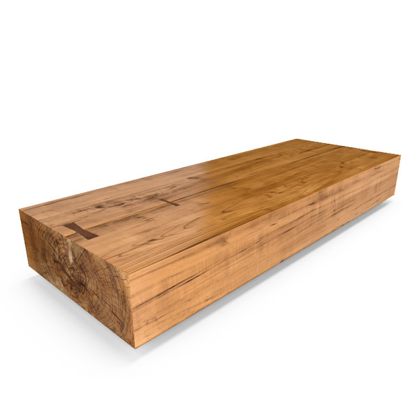 Hudson Solid Teak Coffee Table 3d Model