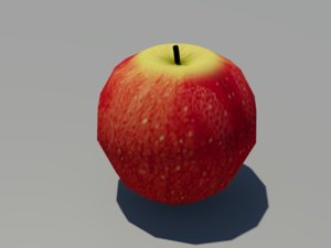 3d Apple Model Maya Free