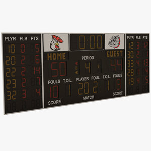 scoreboard score board 3d 3ds