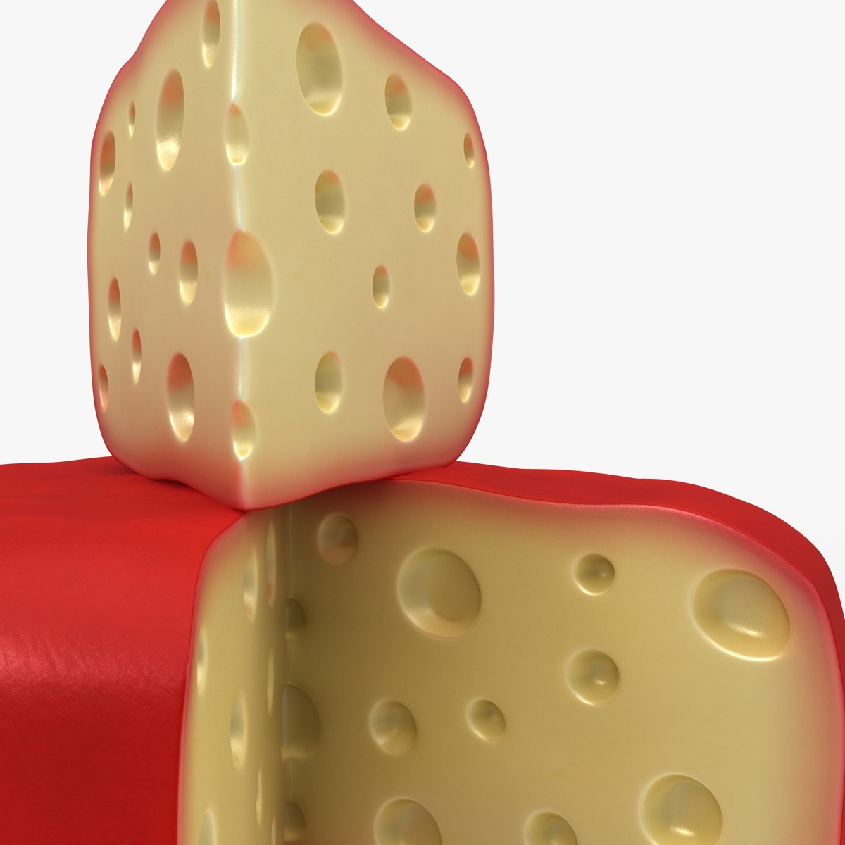 Roter Gouda-Käse (Rad) 3D-Modell - TurboSquid 875696