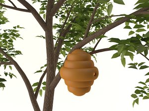 3d model bee hive
