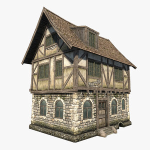 medieval fantasy house 3d 3ds