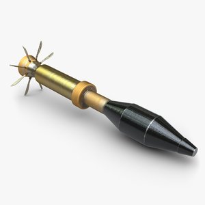 weapon rocket launcher 3d model