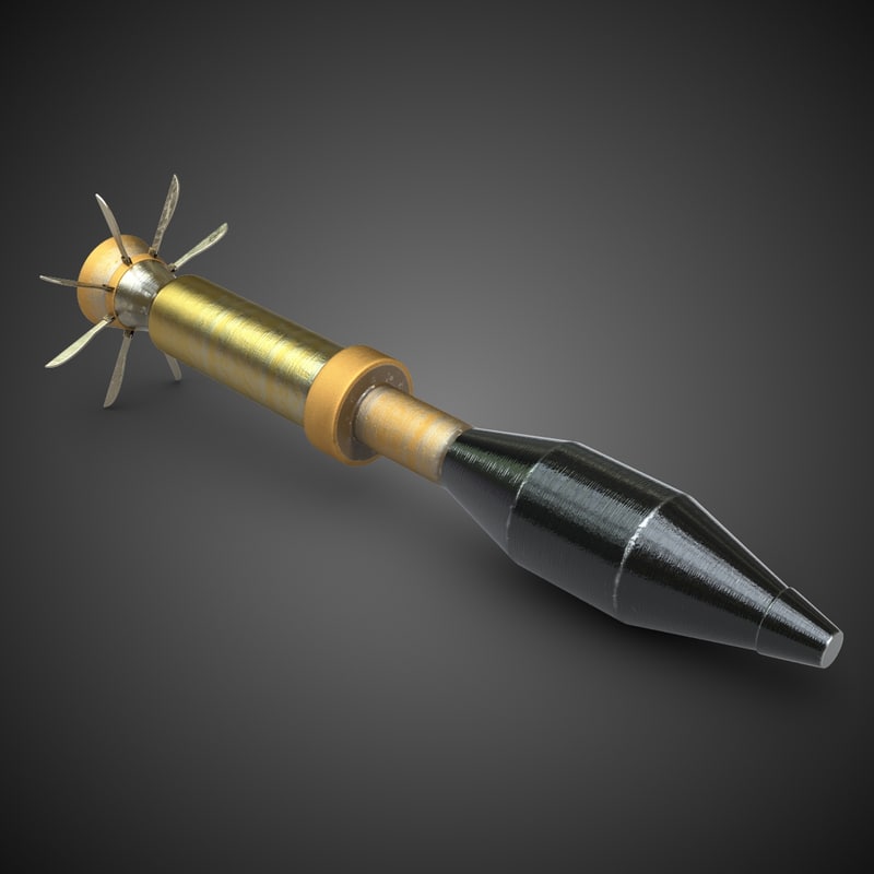 Weapon Rocket Launcher 3d Model