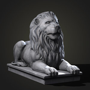 maya lion statue
