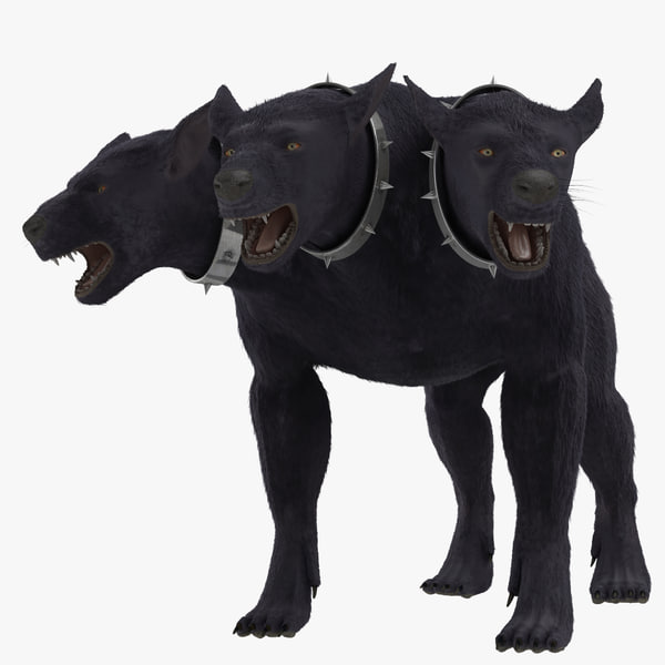 3 headed dog plush