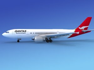 3d model airline airbus a300