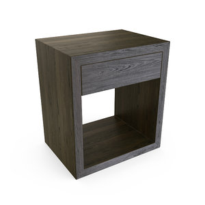 max hudson charcoal end table