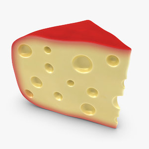 gouda cheese red 3d model