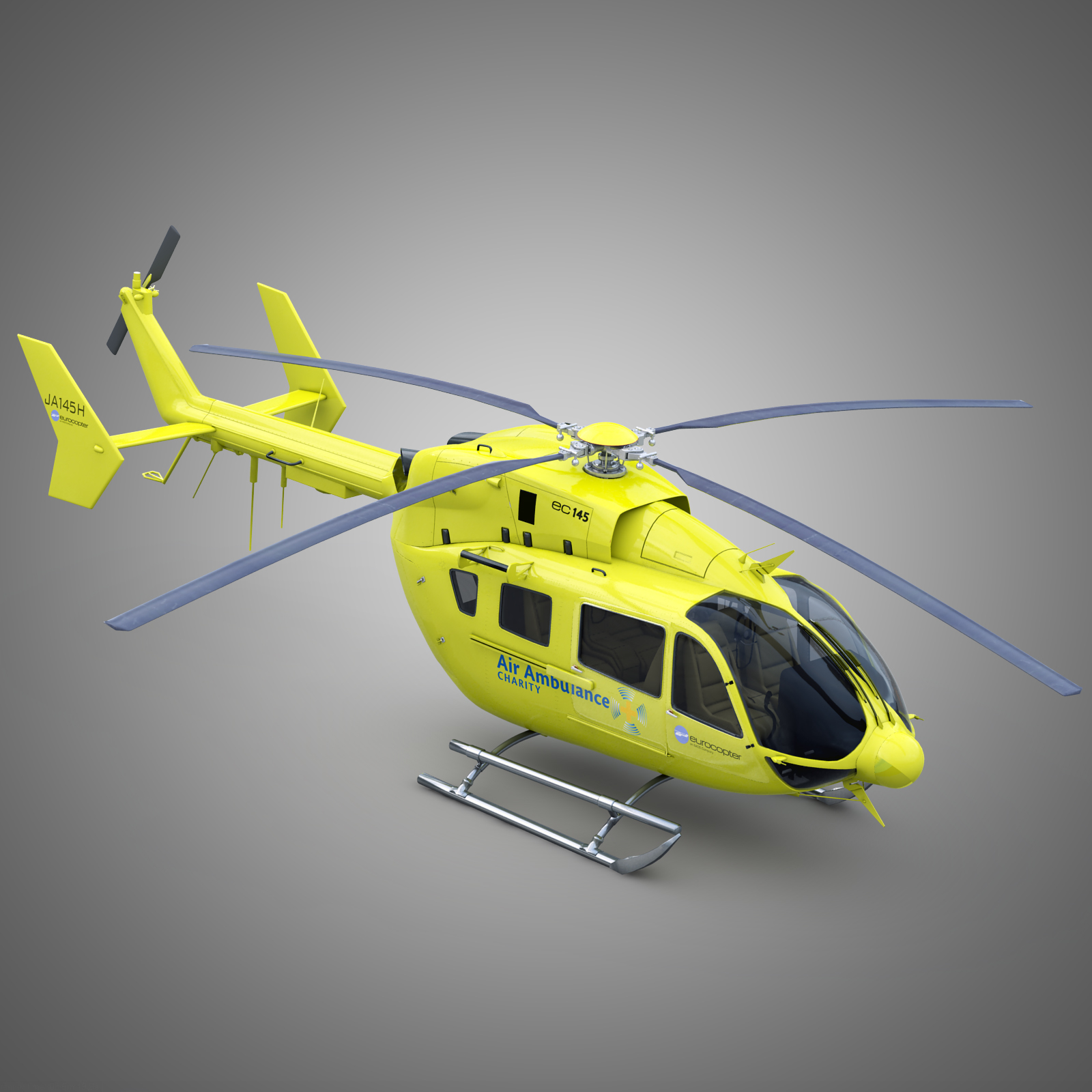 3d eurocopter ec 145 generic