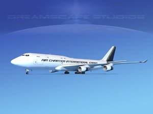 boeing 747 747-8 747-8i obj