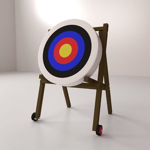 3d model archery target