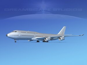 3d model boeing 747 747-8 747-8i