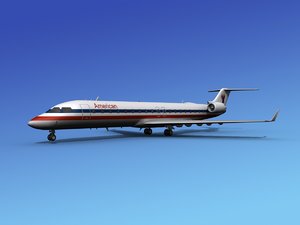 crj700 bombardier airlines 3ds