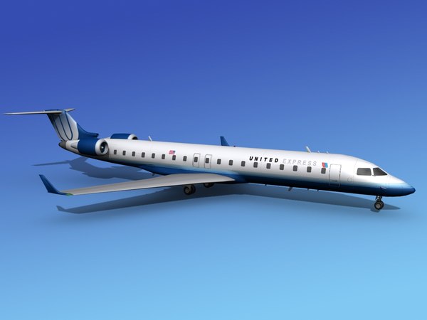 bombardier crj7003d模型