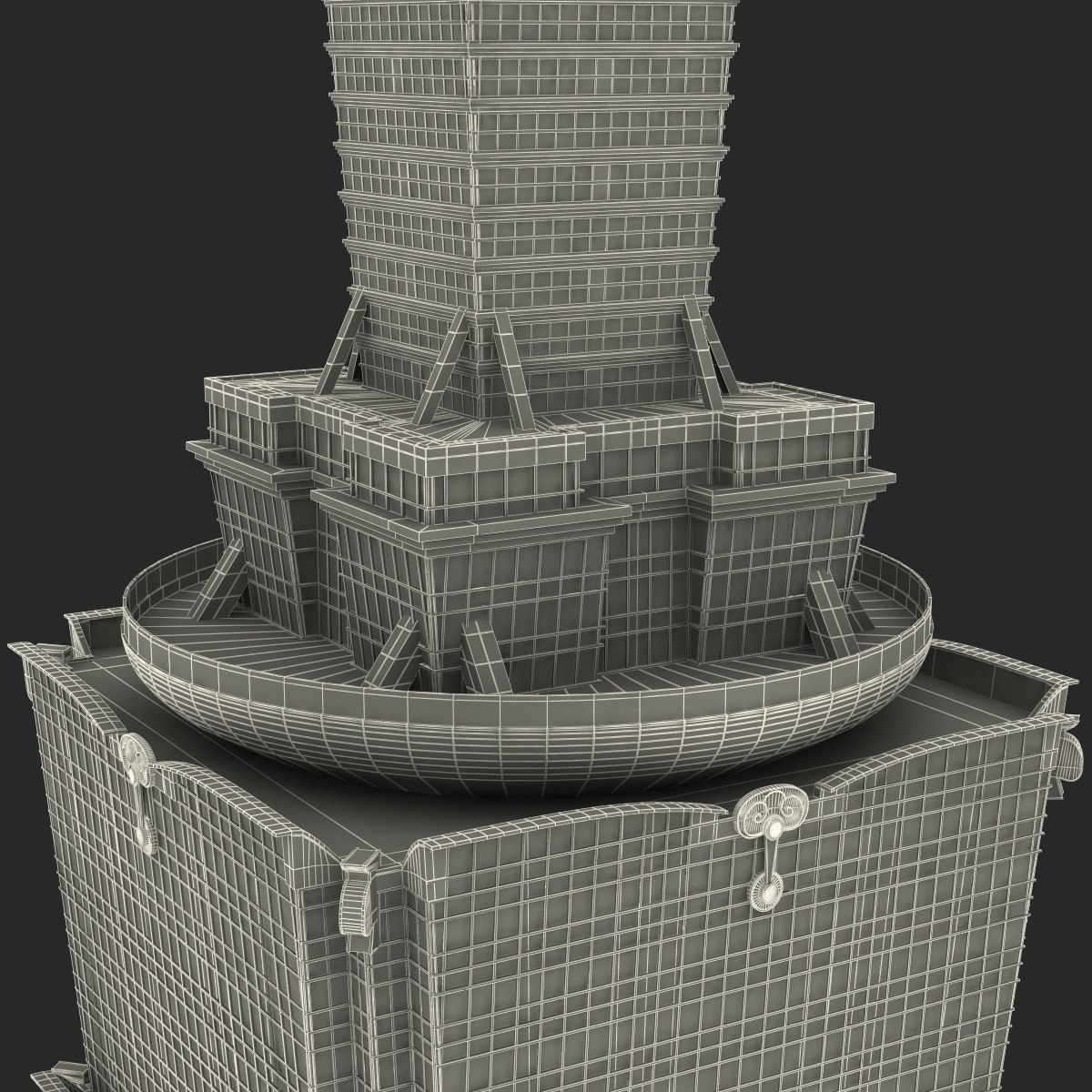 taipei 101 2 3d c4d