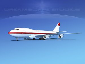 3d model 747-100 boeing 747