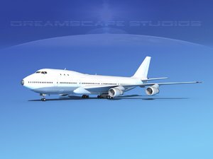 3d 747-100 boeing 747 model