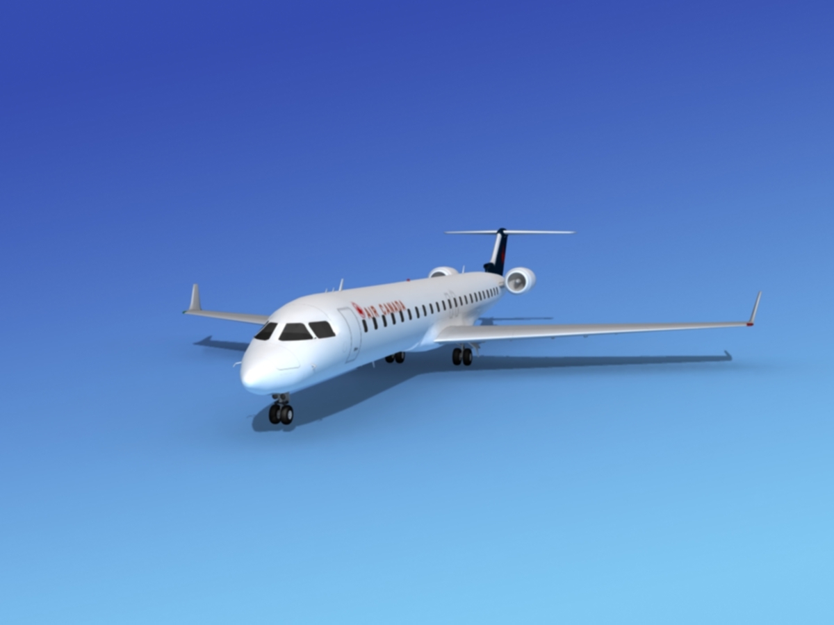 crj900 bombardier canada 3d dxf