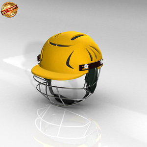 cricket helmet 3d ma