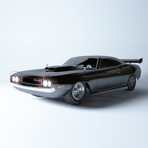3d dodge charger