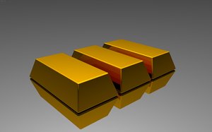 free 3ds model gold bullion