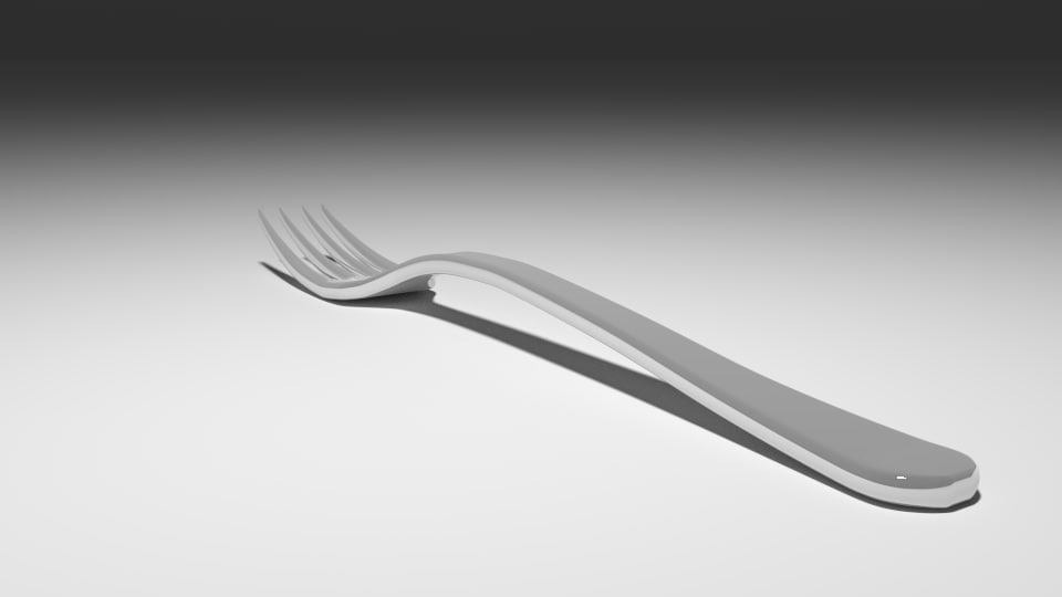 3d model fork blender