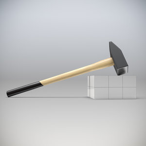 3d model sledgehammer hammer