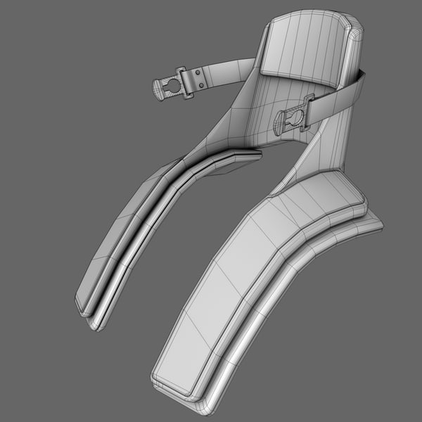 3d model f1 neck protection