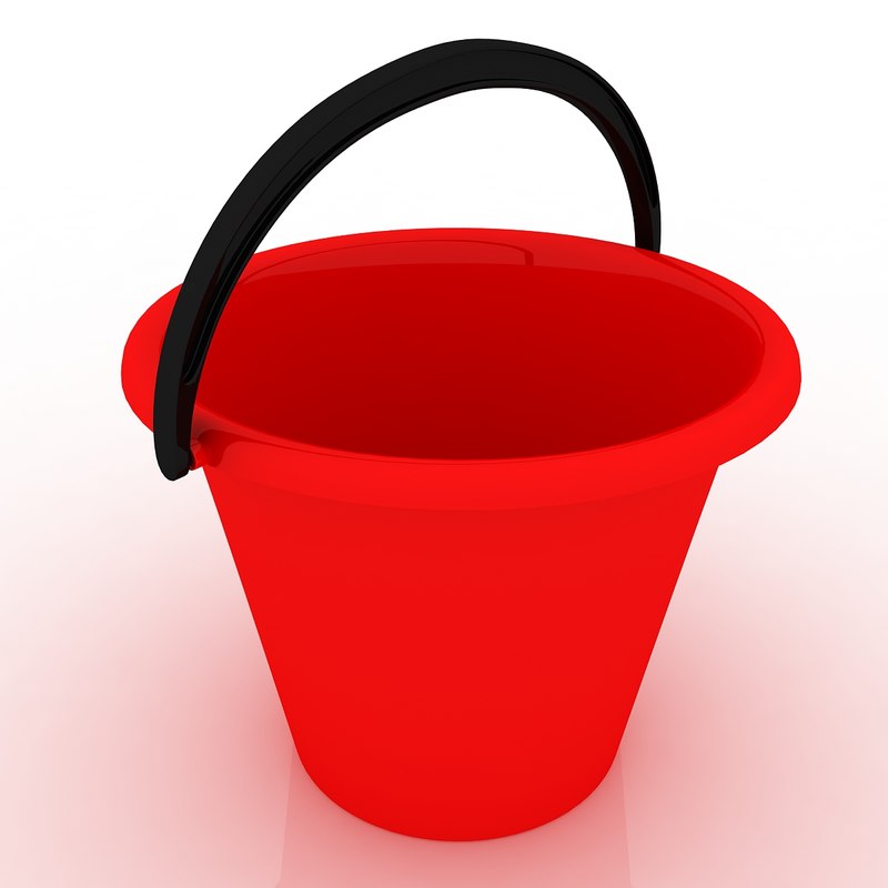 bucket 2 3d model