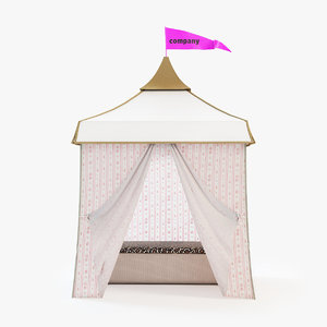 3d model cabana tent