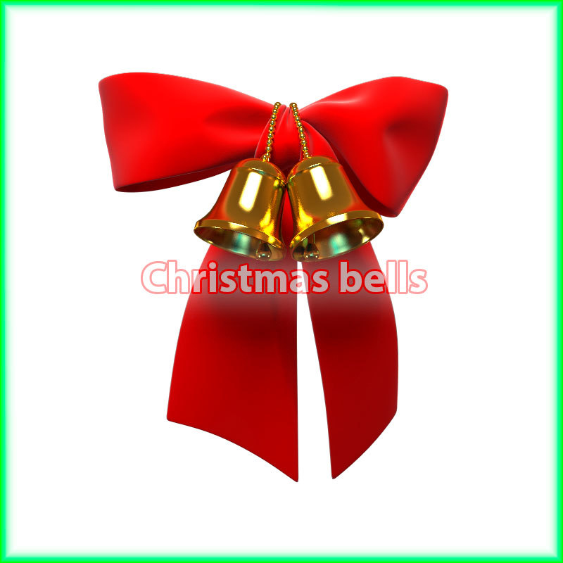 3d model christmas bells