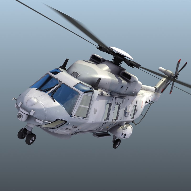 nh90 caiman helicopter french 3ds