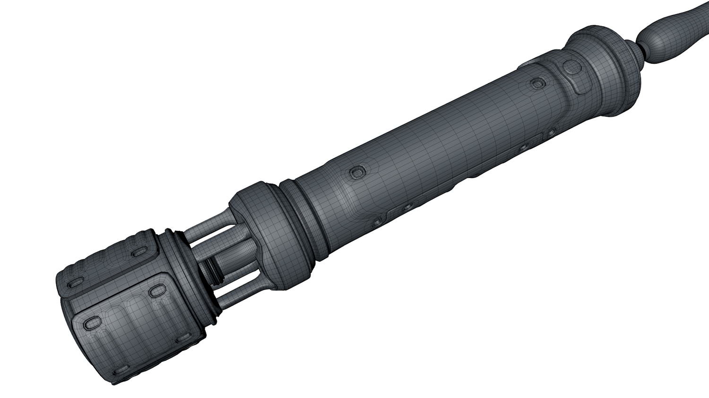 handheld industrial laser cutter 3d c4d