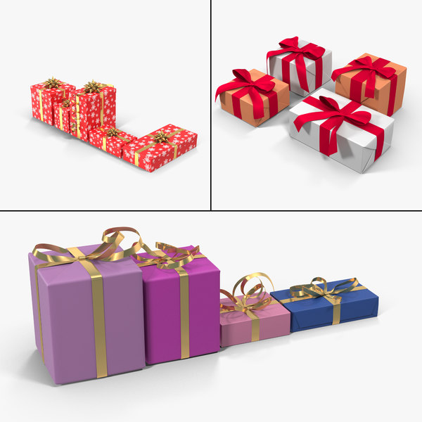 gift boxes vol 1 3d model