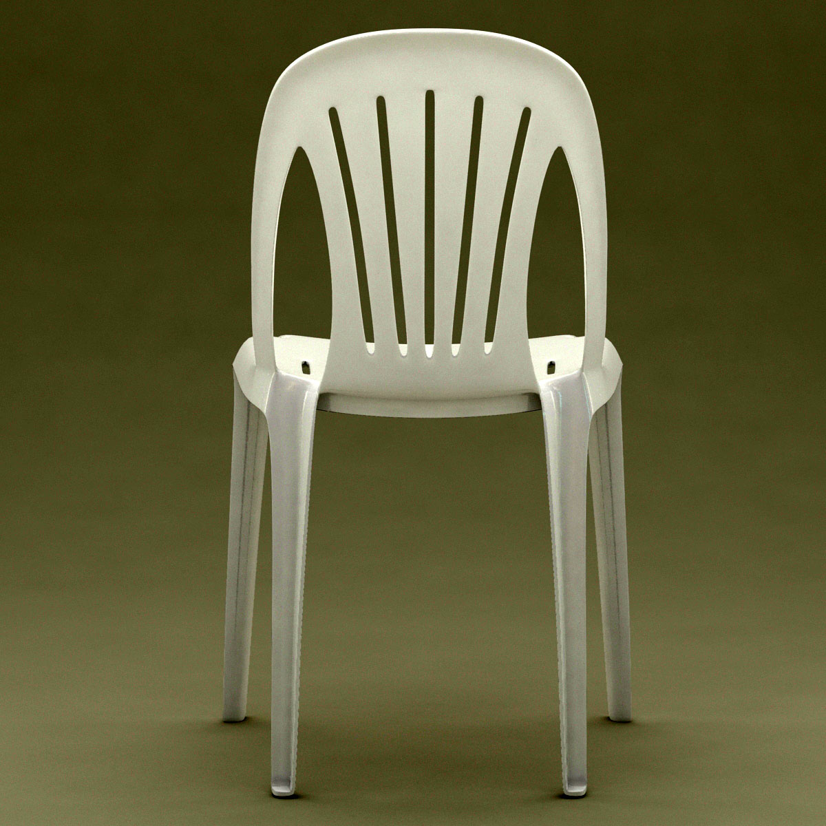 3d max realistic monobloc chair