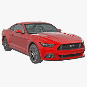 3ds max sports car mustang coupe