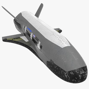 3d unmanned spacecraft boeing x37 model