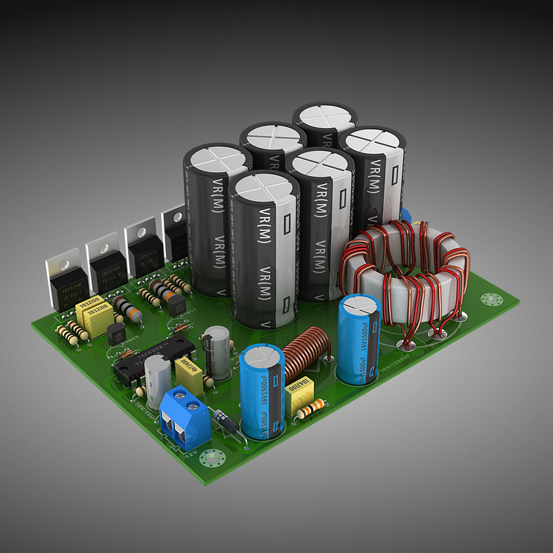  3d  circuit board model 