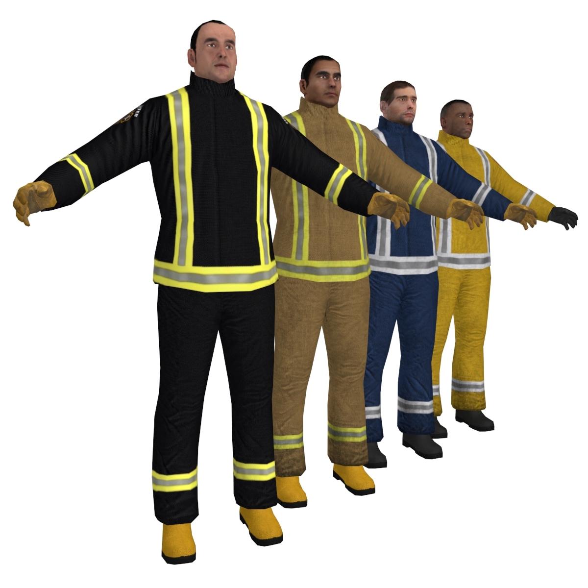 3d fireman ready