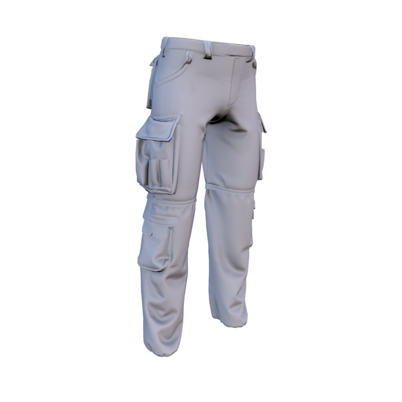 combat trousers ready 3d model