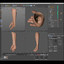 3d hand arm male pose