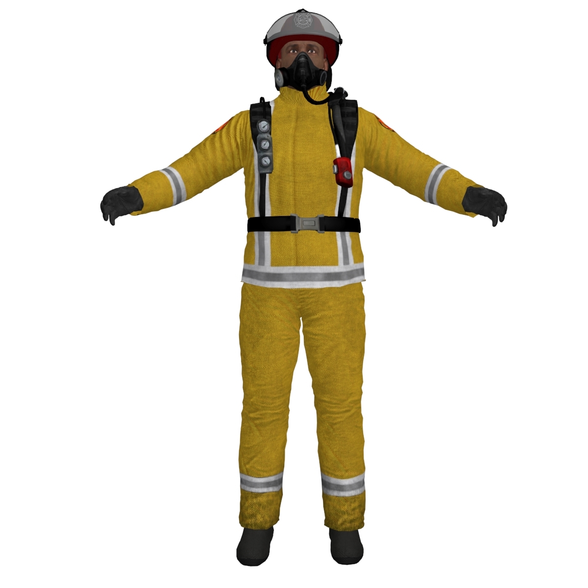 消防员lod3d模型