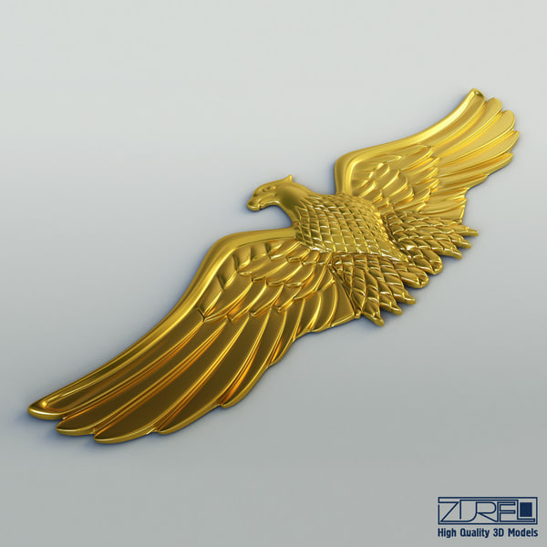 3d model golden eagle