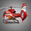 eurocopter ec 130 medical 3d obj
