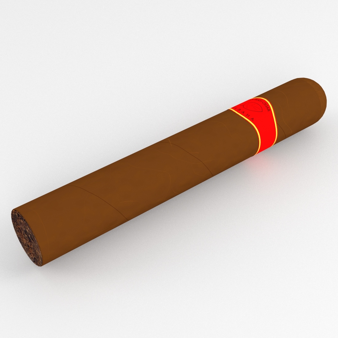 3d Cuban Cigar Model