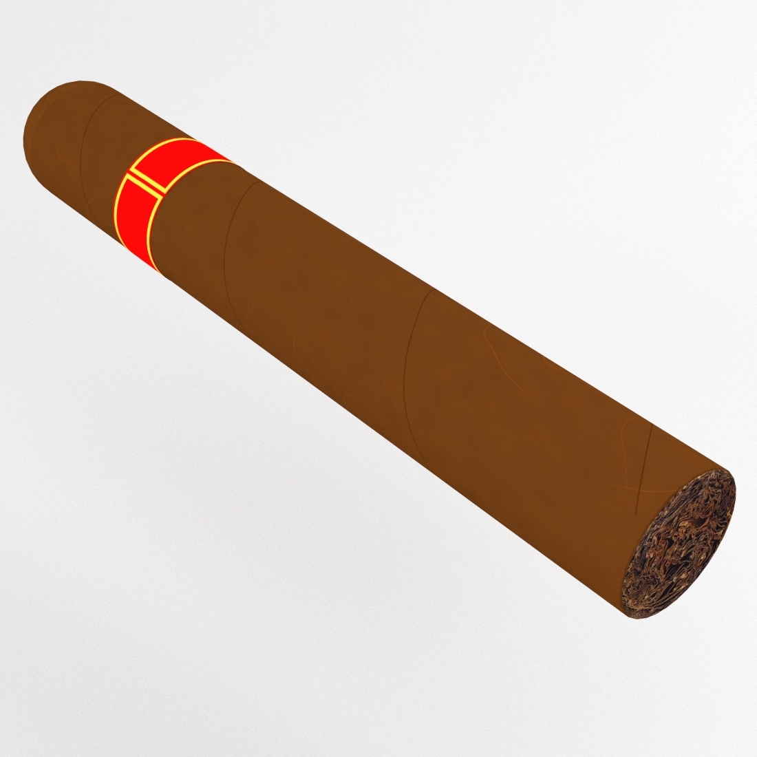 3d cuban cigar model