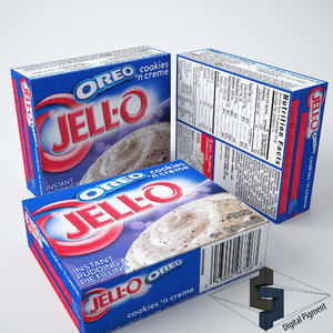 3ds max jell-o cookies creme