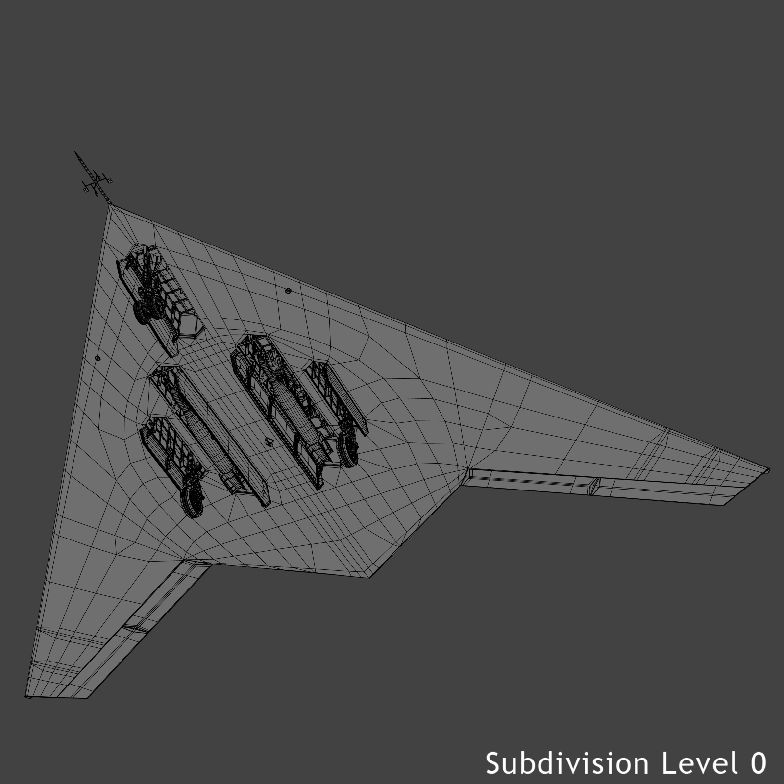 unmanned neuron rigged 3d model